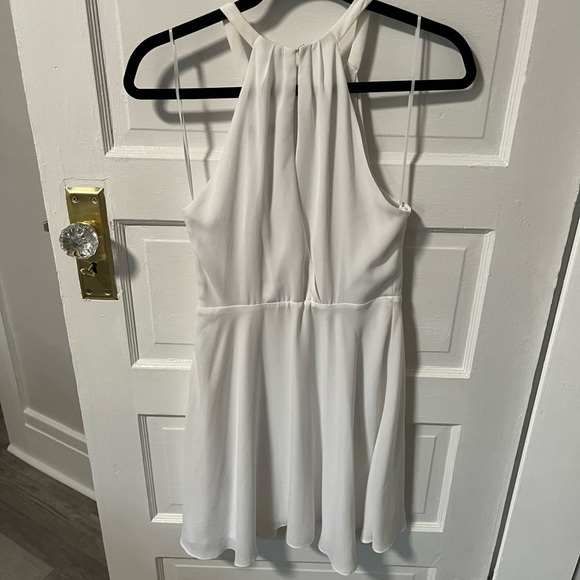 Express white fit & flair dress - Picture 2 of 4